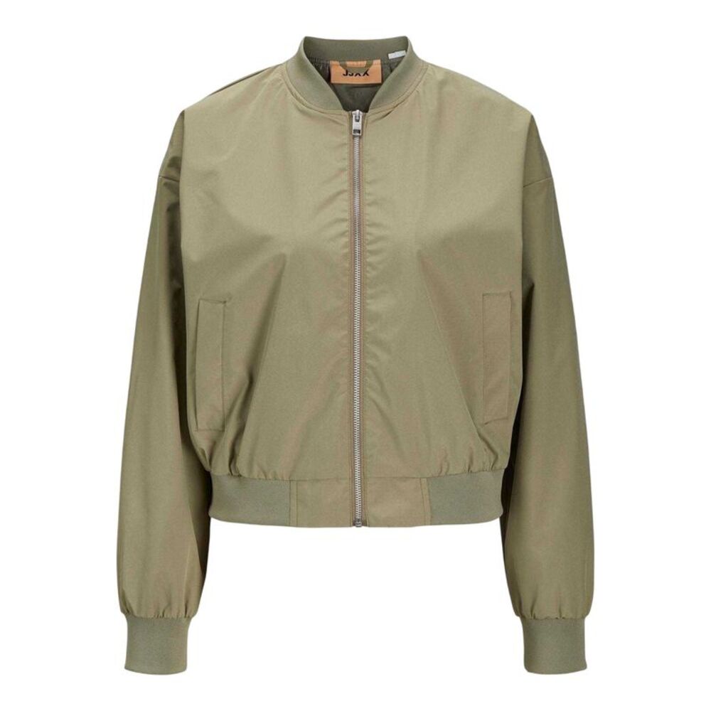 JJXX Womens/Ladies Ella Ribbed Bomber Jacket / Aloe Green